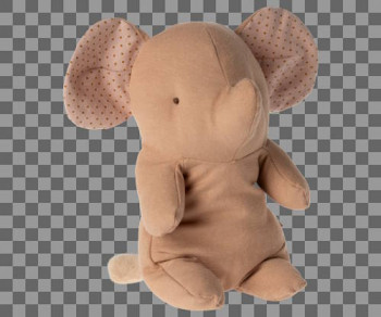 Safari friends small  elephant rose