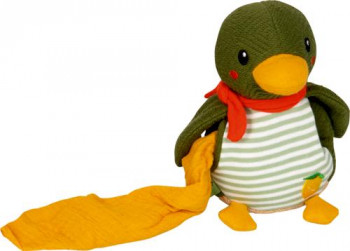 Kuscheltier mit Schnuffeltuch Ente