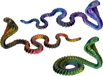 Kobra-Kristalltier sortiert