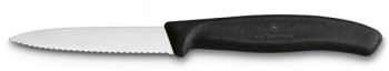 Victorinox Gemüsemesser Wellenschliff 8cm schwarz