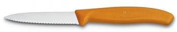 Victorinox Gemüsemesser Wellenschliff 8cm orange