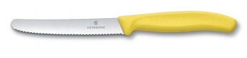 Victorinox Tomatenmesser Wellenschliff 11cm gelb